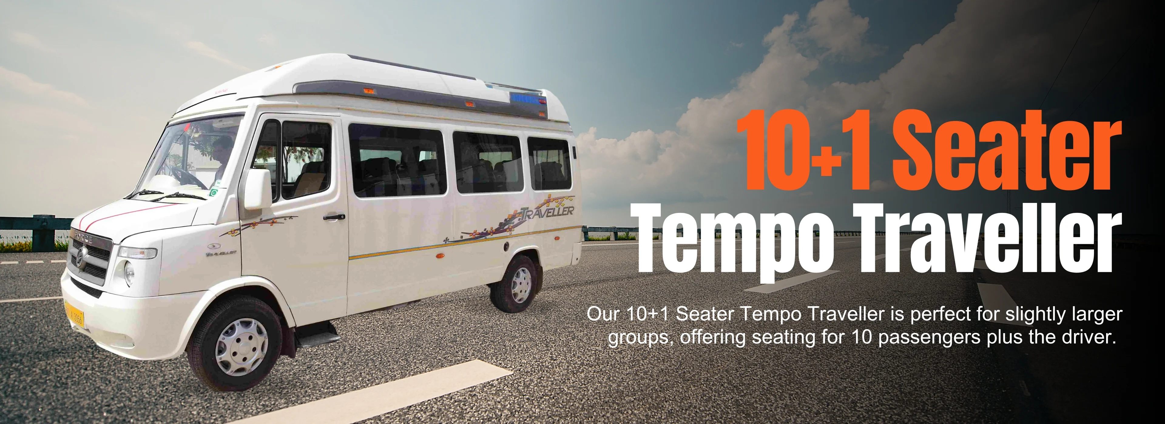 10+1 Seater Tempo Traveller